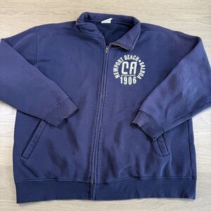 Pro Weave Sweater Men 2XL New Port Beach Full Zip Mocke Neck Ribbed Cuffs Cotton